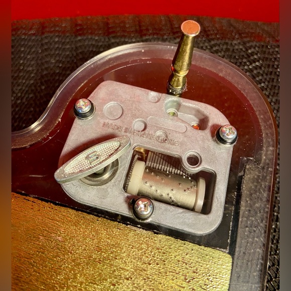 Sankyo Japan Music Box “My Way” Trinket Box Piano 6” Vintage - Picture 3 of 4